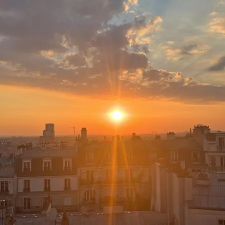 Studio Junot - Montmartre Avec La Tour Eiffel Daire